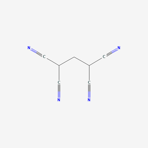 1,1,3,3-PROPANETETRACARBONITRILE (CAS: 3695-98-5) - Chemical Structure and Molecular Formula 
