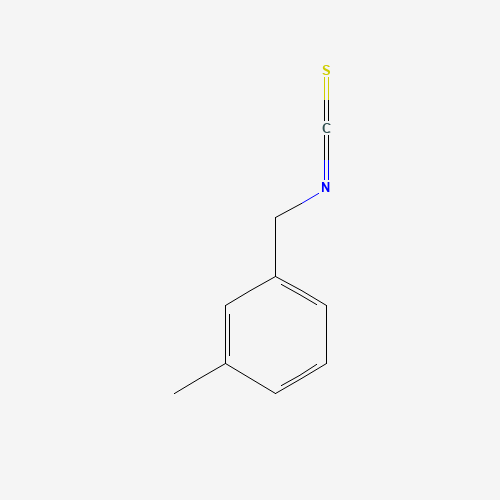 3-METHYLBENZYL ISOTHIOCYANATE (CAS: 3696-66-0) - Chemical Structure and Molecular Formula 
