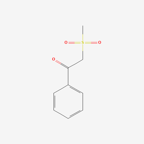 2-METHYLSULFONYLACETOPHENONE (CAS: 3708-04-1) - Chemical Structure and Molecular Formula 