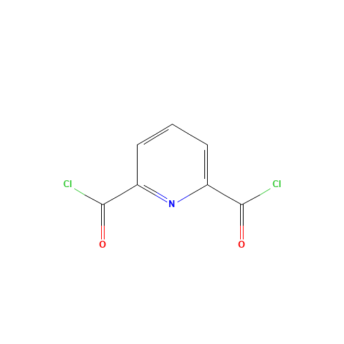2,6-Pyridinedicarboxylic acid chloride (CAS: 3739-94-4) - Chemical Structure and Molecular Formula 