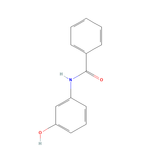 M-HYDROXYBENZANILIDE (CAS: 3743-28-0) - Chemical Structure and Molecular Formula 
