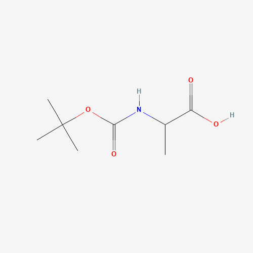 Boc-DL-alanine chemical structure Boc-DL-alanine (CAS: 3744-87-4) - Chemical Structure and Molecular Formula