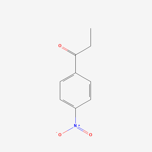 1-(4-NITROPHENYL)PROPAN-1-ONE (CAS: 3758-70-1) - Chemical Structure and Molecular Formula 