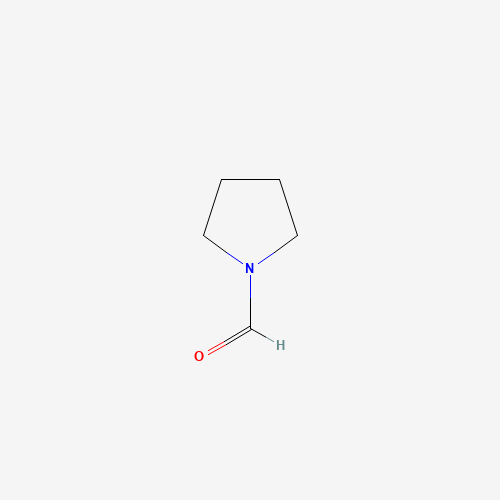 1-FORMYLPYRROLIDINE (CAS: 3760-54-1) - Chemical Structure and Molecular Formula 