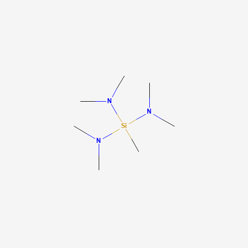 TRIS(DIMETHYLAMINO)METHYLSILANE (CAS: 3768-57-8) - Chemical Structure and Molecular Formula 