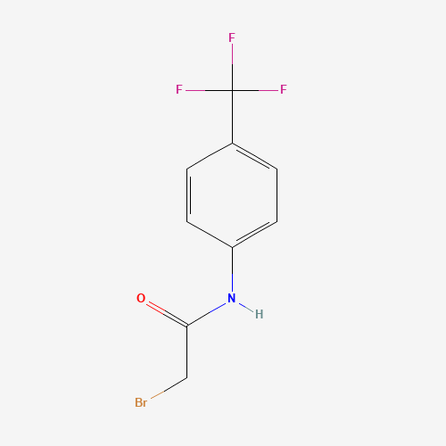2-BROMO-4-(TRIFLUOROMETHYL)ACETANILIDE chemical structure 2-BROMO-4-(TRIFLUOROMETHYL)ACETANILIDE (CAS: 3823-19-6) - Chemical Structure and Molecular Formula