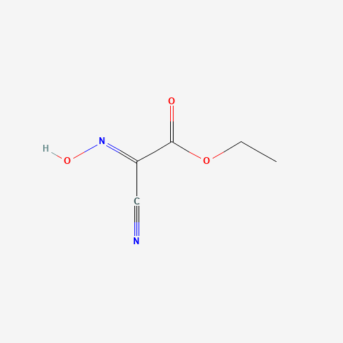 Ethyl cyanoglyoxylate-2-oxime (CAS: 3849-21-6) - Chemical Structure and Molecular Formula 