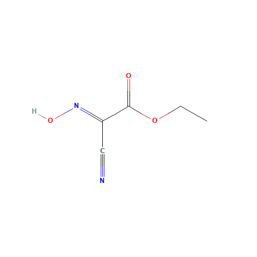 Ethyl cyanoglyoxylate-2-oxime (CAS: 3849-21-6) - Chemical Structure and Molecular Formula 