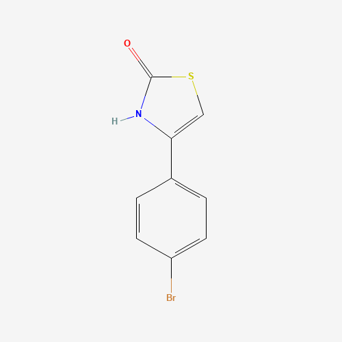 4-(4-BROMOPHENYL)-2-HYDROXY-THIAZOLE (CAS: 3884-34-2) - Chemical Structure and Molecular Formula 