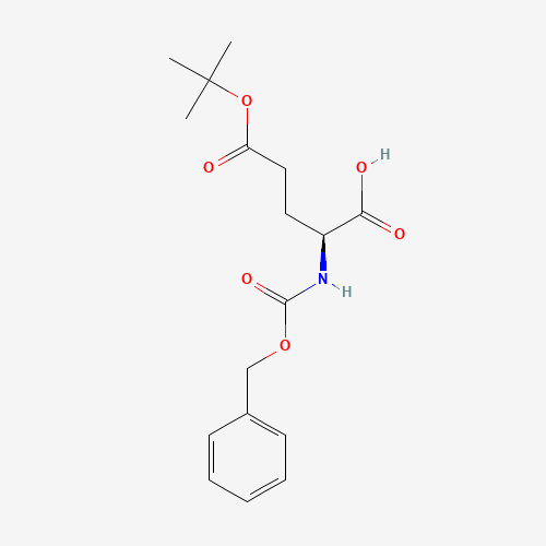 N-Cbz-L-Glutamic acid 5-tert-butyl ester (CAS: 3886-08-6) - Chemical Structure and Molecular Formula 