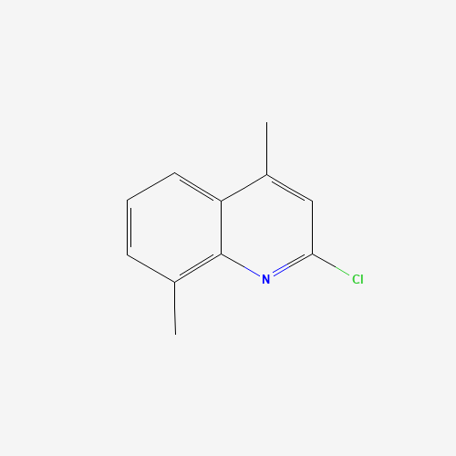 2-CHLORO-4,8-DIMETHYLQUINOLINE (CAS: 3913-17-5) - Chemical Structure and Molecular Formula 