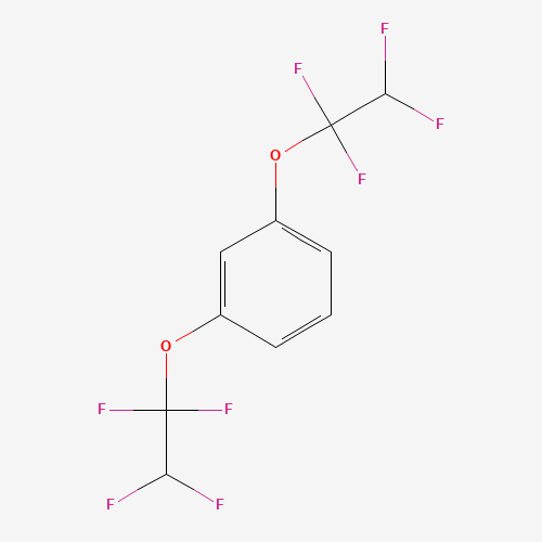 1,3-BIS(1,1,2,2-TETRAFLUOROETHOXY)BENZENE (CAS: 3914-19-0) - Chemical Structure and Molecular Formula 