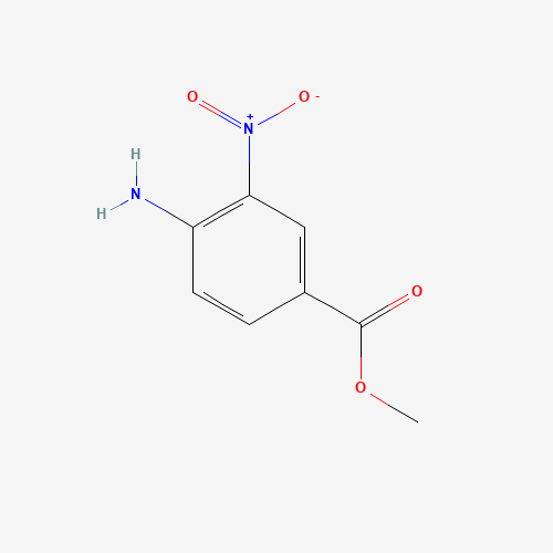 METHYL 4-AMINO-3-NITROBENZOATE (CAS: 3987-92-6) - Chemical Structure and Molecular Formula 