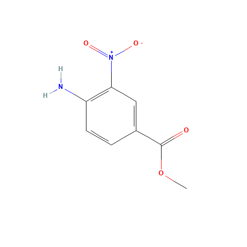 METHYL 4-AMINO-3-NITROBENZOATE (CAS: 3987-92-6) - Chemical Structure and Molecular Formula 