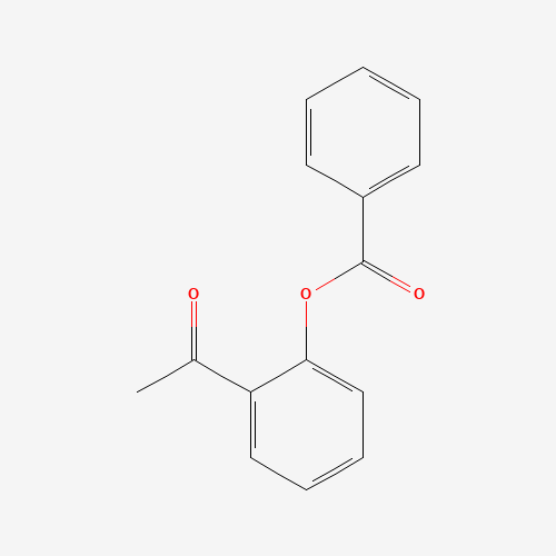O-ACETYLPHENYL BENZOATE (CAS: 4010-33-7) - Chemical Structure and Molecular Formula 