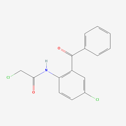 2'-BENZOYL-2,4'-DICHLOROACETANILIDE (CAS: 4016-85-7) - Chemical Structure and Molecular Formula 