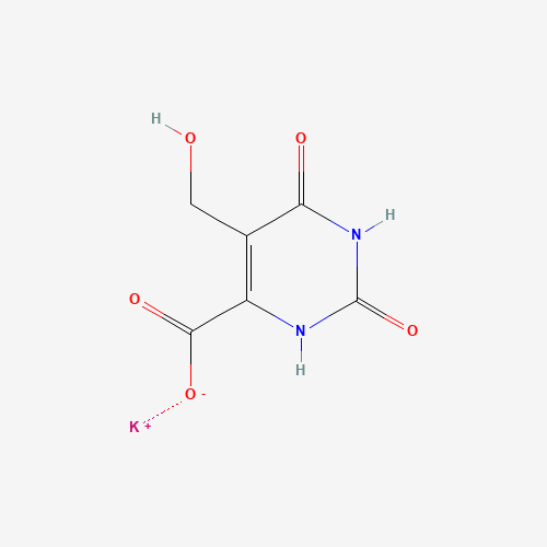 5-HYDROXYMETHYLOROTIC ACID POTASSIUM SALT (CAS: 4156-76-7) - Chemical Structure and Molecular Formula 