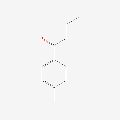 4-METHYLBUTYROPHENONE (CAS: 4160-52-5) - Chemical Structure and Molecular Formula 