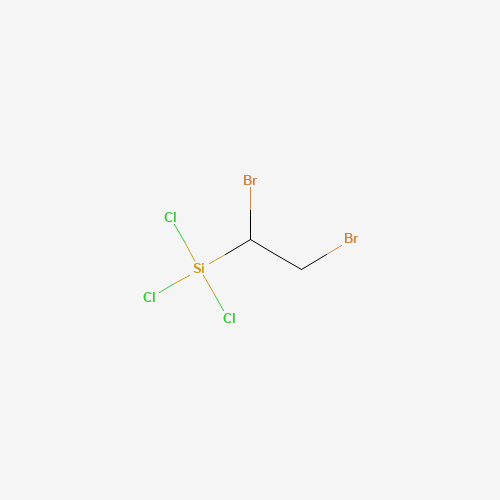 1,2-DIBROMOETHYLTRICHLOROSILANE (CAS: 4170-50-7) - Chemical Structure and Molecular Formula 