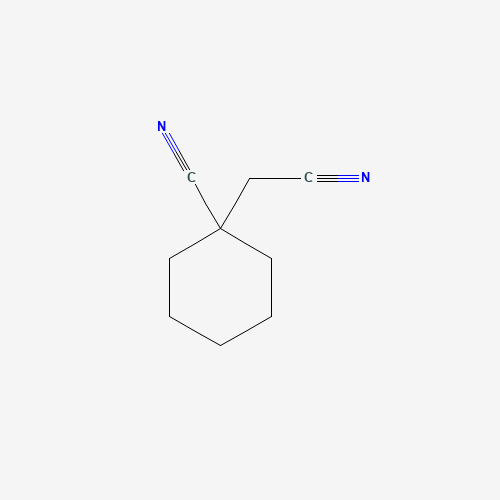 1-CYANOCYCLOHEXANE ACETONITRILE (CAS: 4172-99-0) - Chemical Structure and Molecular Formula 