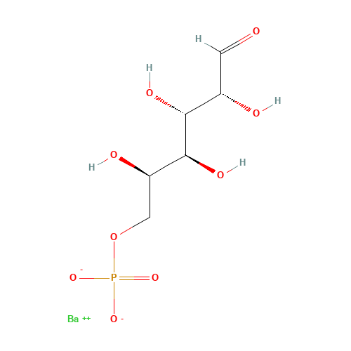 GALACTOSE-6-PHOSPHATE BARIUM SALT (CAS: 4198-47-4) - Chemical Structure and Molecular Formula 