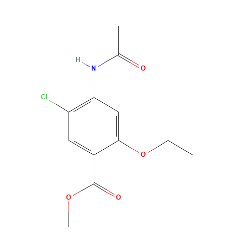 4-ACETAMINO-5-CHLORO-2-ETHOXY METHYL BENZOATE (CAS: 4235-43-2) - Related Chemical Product