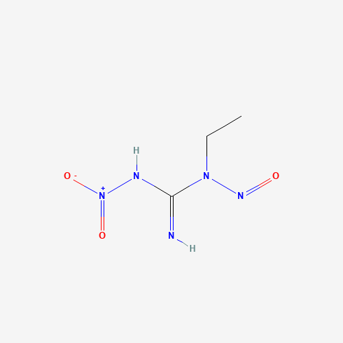 N-ETHYL-N'-NITRO-N-NITROSOGUANIDINE (CAS: 4245-77-6) - Chemical Structure and Molecular Formula 