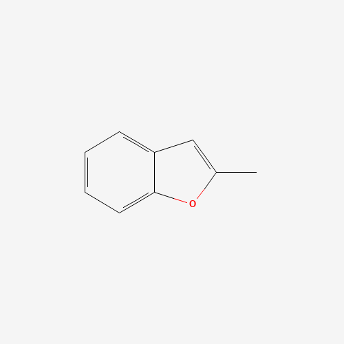 2-METHYLBENZOFURAN (CAS: 4265-25-2) - Chemical Structure and Molecular Formula 