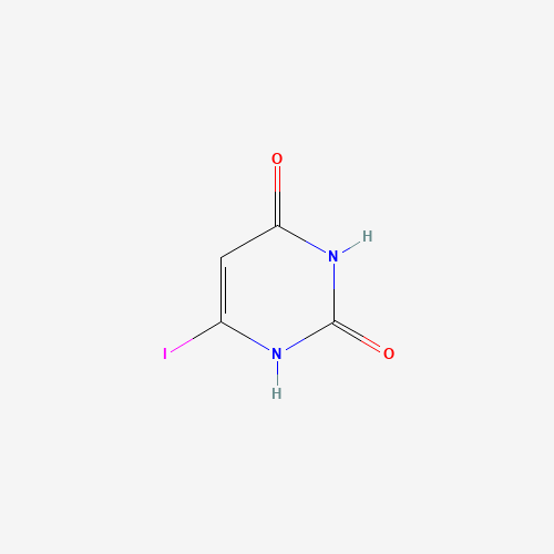 6-Iodouracil (CAS: 4269-94-7) - Chemical Structure and Molecular Formula 