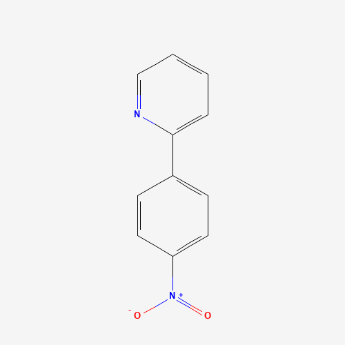 2-(4-Nitrophenyl)pyridine (CAS: 4282-47-7) - Chemical Structure and Molecular Formula 