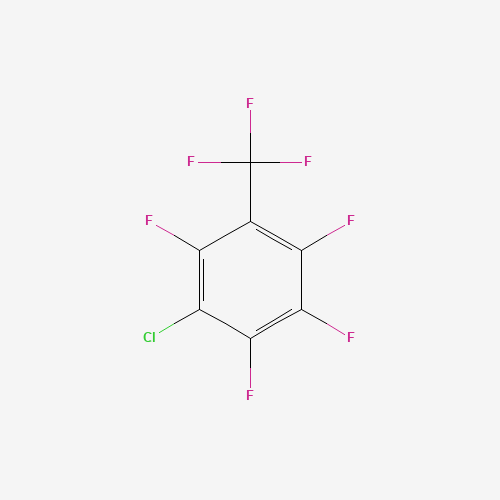3-CHLORO-2,4,5,6-TETRAFLUOROBENZOTRIFLUORIDE (CAS: 4284-09-7) - Chemical Structure and Molecular Formula 