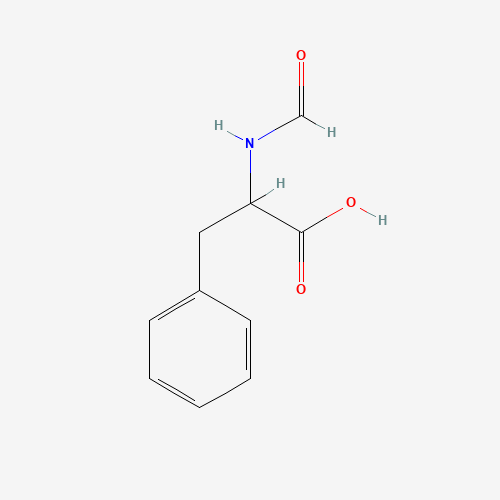 N-FORMYL-DL-PHENYLALANINE (CAS: 4289-95-6) - Chemical Structure and Molecular Formula 