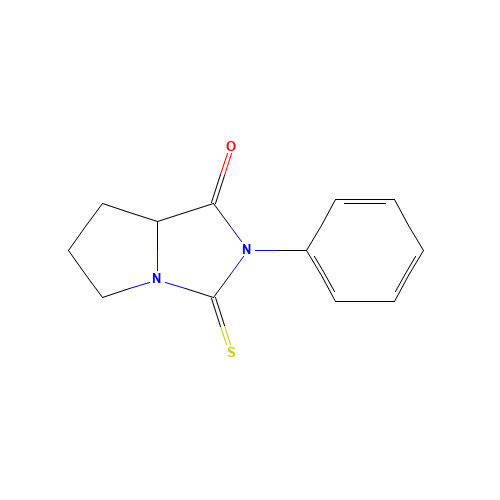 PTH-L-PROLINE (CAS: 4333-21-5) - Chemical Structure and Molecular Formula 