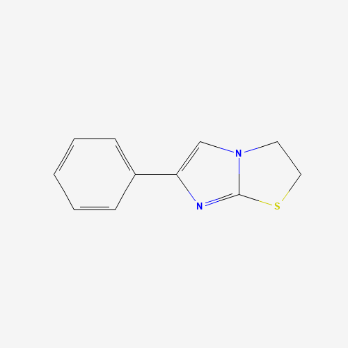 6-PHENYL-2,3-DIHYDROIMIDAZO[2,1-B][1,3]THIAZOLE (CAS: 4335-28-8) - Chemical Structure and Molecular Formula 