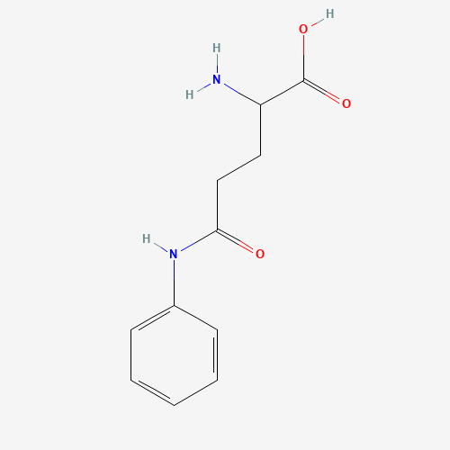 DL-GLUTAMIC ACID GAMMA-ANILIDE (CAS: 4337-38-6) - Chemical Structure and Molecular Formula 