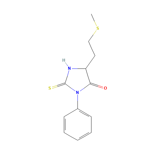 PTH-METHIONINE (CAS: 4370-90-5) - Chemical Structure and Molecular Formula 