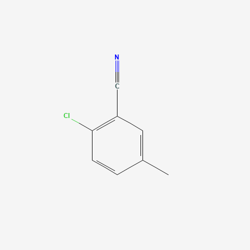 2-Chloro-5-methylbenzonitrile (CAS: 4387-32-0) - Chemical Structure and Molecular Formula 
