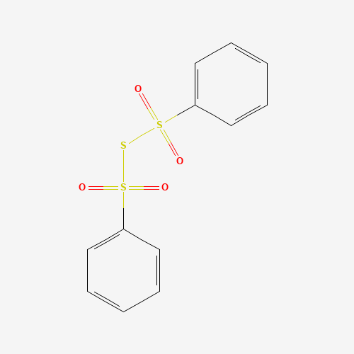 BIS(PHENYLSULFONYL)SULFIDE (CAS: 4388-22-1) - Chemical Structure and Molecular Formula 