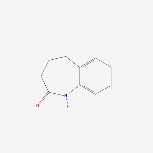 1,3,4,5-Tetrahydro-2H-1-benzazepin-2-one (CAS: 4424-80-0) - Chemical Structure and Molecular Formula 