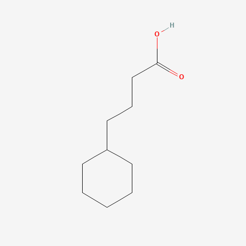 4-CYCLOHEXYLBUTYRIC ACID (CAS: 4441-63-8) - Chemical Structure and Molecular Formula 