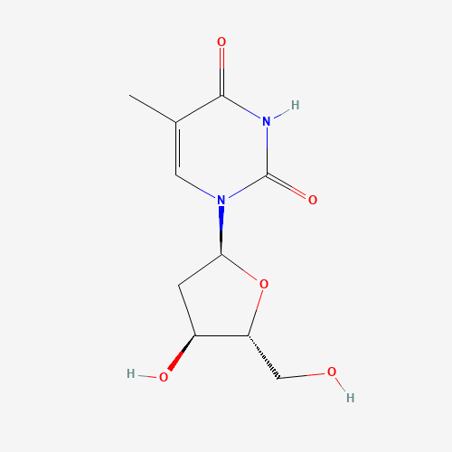 ALPHA-THYMIDINE (CAS: 4449-43-8) - Chemical Structure and Molecular Formula 