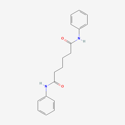 ADIPIC DIANILIDE (CAS: 4456-80-8) - Chemical Structure and Molecular Formula 