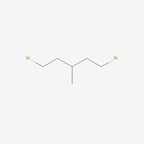 1,5-DIBROMO-3-METHYLPENTANE (CAS: 4457-72-1) - Chemical Structure and Molecular Formula 