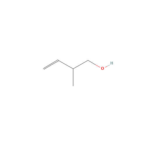 2-METHYL-3-BUTEN-1-OL (CAS: 4516-90-9) - Chemical Structure and Molecular Formula 