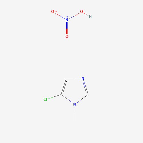 5-Chloro-1-methyl-1H-imidazole nitrate (CAS: 4531-53-7) - Chemical Structure and Molecular Formula 