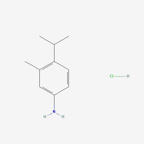 3-METHYL-4-ISOPROPYLANILINE HYDROCHLORIDE chemical structure 3-METHYL-4-ISOPROPYLANILINE HYDROCHLORIDE (CAS: 4534-11-6) - Chemical Structure and Molecular Formula