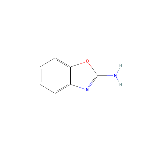 BENZOOXAZOL-2-YLAMINE (CAS: 4570-41-6) - Chemical Structure and Molecular Formula 