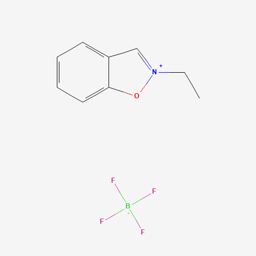 N-ETHYLBENZISOXAZOLIUM TETRAFLUOROBORATE (CAS: 4611-62-5) - Chemical Structure and Molecular Formula 