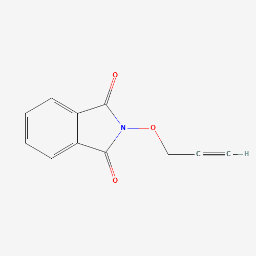 N-(PROPARGYLOXY)PHTHALIMIDE (CAS: 4616-63-1) - Chemical Structure and Molecular Formula 