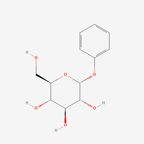 PHENYL ALPHA-D-GLUCOPYRANOSIDE (CAS: 4630-62-0) - Chemical Structure and Molecular Formula 